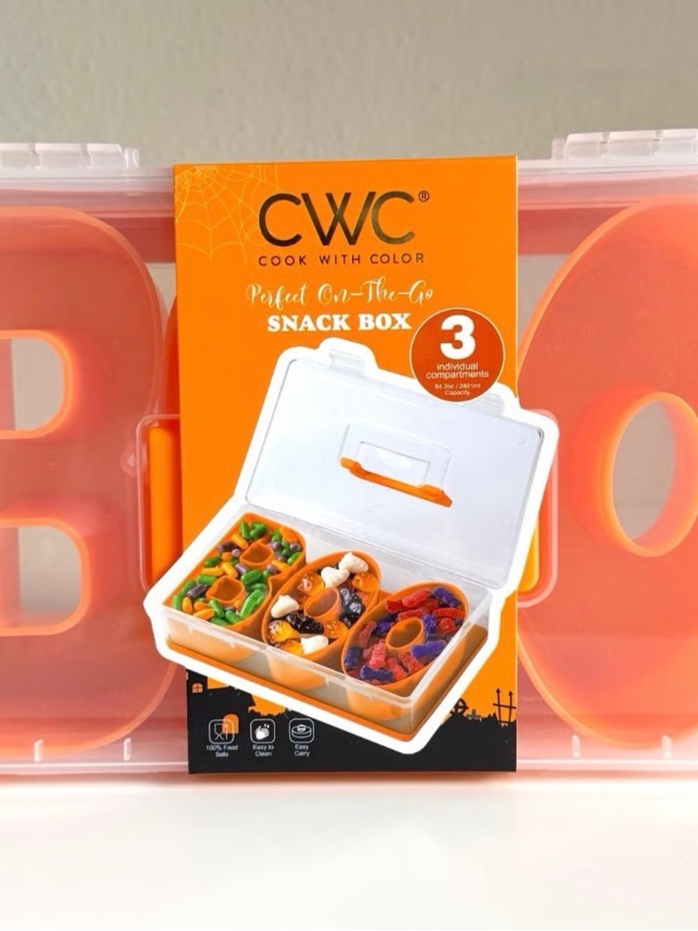 Snack box- BOO dividers, removal.